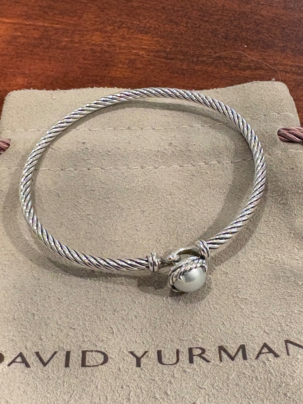 David Yurman Chatelaine pearl bracelet, small